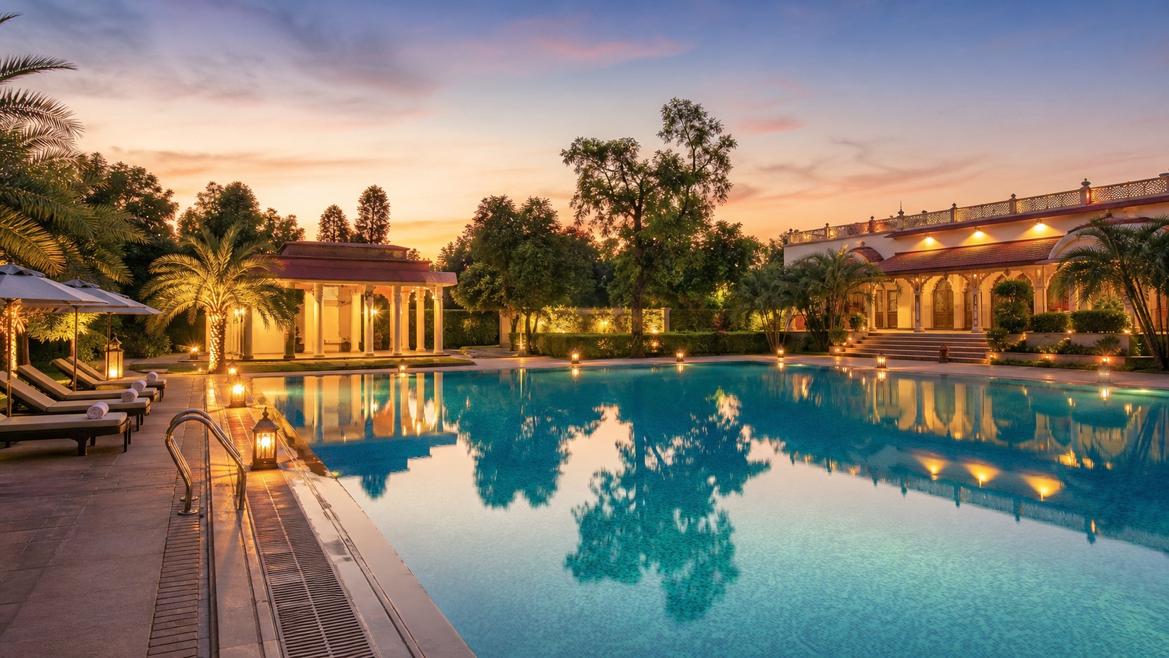 Swimming Pool at The Heritage Resort, Bhopal